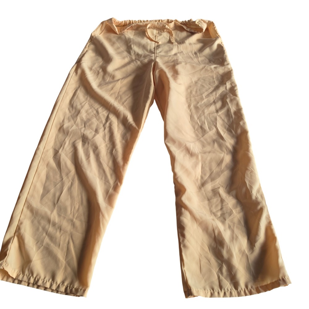 Uniform Advantage UA Scrubs Womens M Peach Drawstring Medical Pants 1756-D100